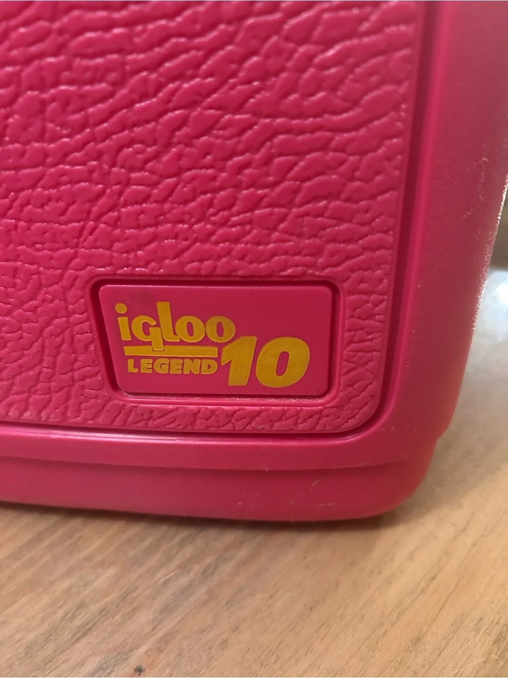 Vintage Igloo Legend 10 Cooler - Retro Pink, Teal & Yellow circa 1992